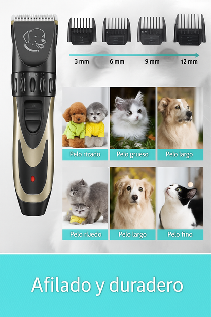 Maquina corta pelo mascotas Premium